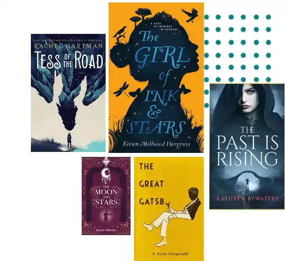 A collage of five different book covers, representing the diverse range of books available through self-publishing on Amazon.